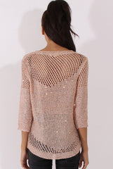 Silver Sparkle Sweater - Bella-Jumpers