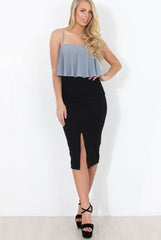 Silver Strappy Bodysuit - Letania-Bodysuits