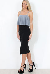 Silver Strappy Bodysuit - Letania-Bodysuits