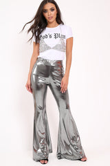 Silver Triangular Glitter Chain Bra - Bibi-Jewellery