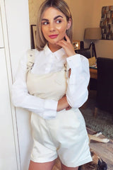 Stone Buckle Strap Playsuit - Halo-Playsuits