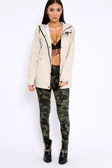 Stone Hooded Rain Jacket - Fox-Jackets