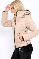 Stone Padded Coat - Zara-Coats