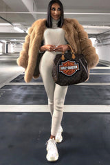 Stone Rib Crop Jumper Loungewear Set - Ayriana-Loungewear