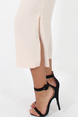 Stone Side Slit Culottes - Odette-Trousers