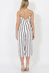 Stripey Culotte Co-Ord Set - Remia-Co-ords