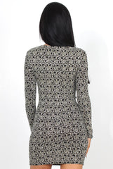 Talon Gold Glitter Bodycon Dress-Dresses