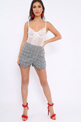 Tartan Wrap Skort - Joella-Skorts