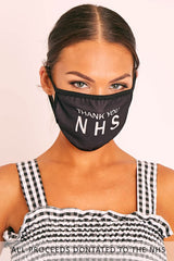 Thank You NHS Slogan Face Mask - Stevie-Mask