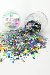 The Gypsy Shrine Chunky Silver Glitter-Face