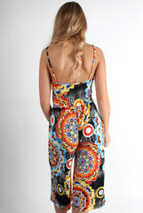 Theo Spiral Culotte Playsuit-Playsuits