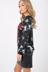 Tie Dye Sequined Eagle Distressed Jumper - Zarah-Jumper