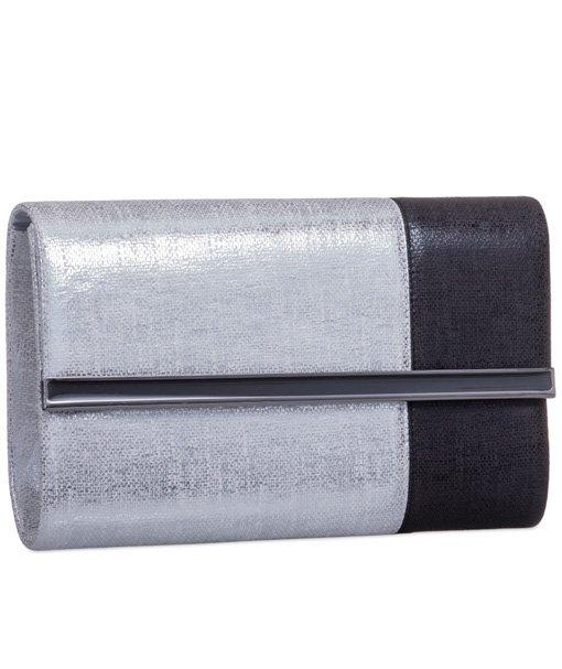Two Tone Glitter Clutch - Kara-Bags