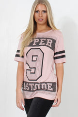 Vixon Nude Slogan Tshirt-Shirts