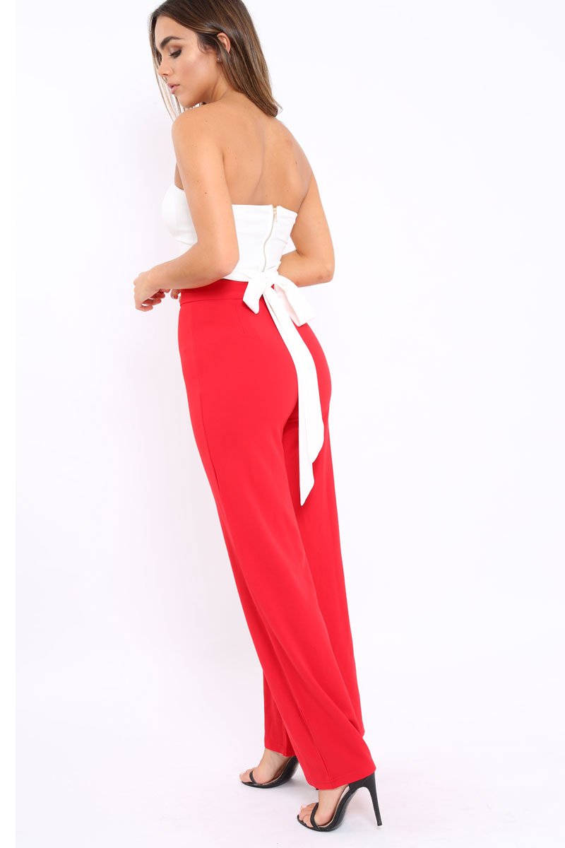 White Boob Tube with Wrap Around Tie - Alida-Bralets
