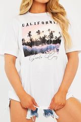 White California Graphic T-shirt - Jamea-T-shirt