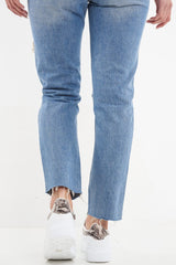 White Chunky Sole Lace Up Trainers - Lauryl-Trainers