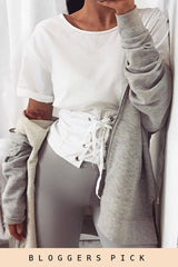 White Corset Style Top - Jola-Tops