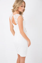 White Crochet Lace Body Dress - Tula-Dresses
