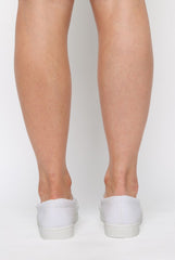 White Diamante Skaters - Rori-Shoes