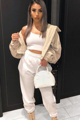 White Faux Croc Silver Chain Handbag - Chi-Bags