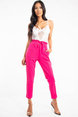 White Fishnet Floral Lace Strappy Mesh Bodysuit - Hallee-Bodysuits