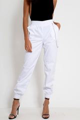 White high waisted cargo pants from Subdued The most - Depop