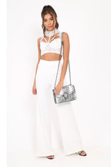 White Lace Choker Bralet - Mozell-Bralets