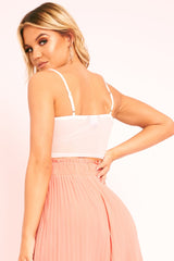 White Lace Corset Bralet - Gelila-Bralets