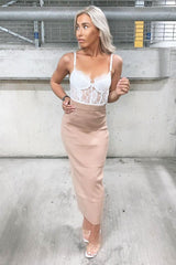 White Lace Flower Bodysuit - Faylen-Bodysuits