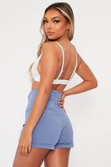 White Lace Mesh Bralet - Lana-Bralets