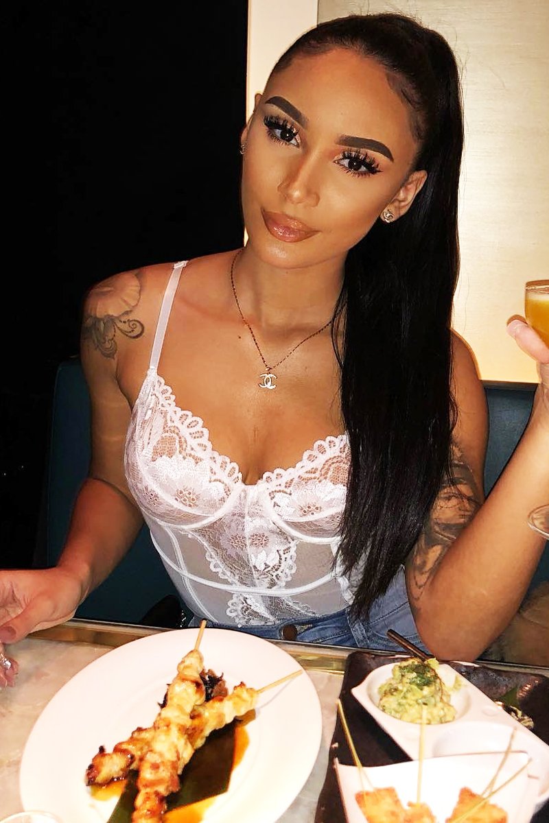 White Lace Scalloped Hem Bodysuit - Celise-Bodysuits