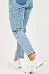 White Lace Up Glitter Mesh Trainers - Tasmina-Trainers