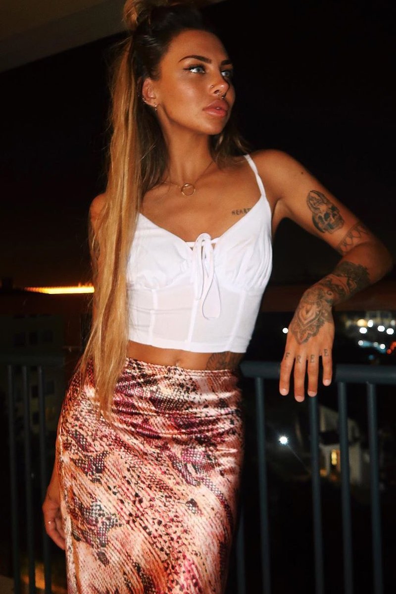 White Lace Up Mesh Detail Plunge Crop Top - Mimi-Crop Tops