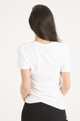 White Laser Cut Top - Lacey-Tops