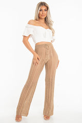 White Linen Sweetheart Shirred Back Crop Top - Cassey-Crop Tops