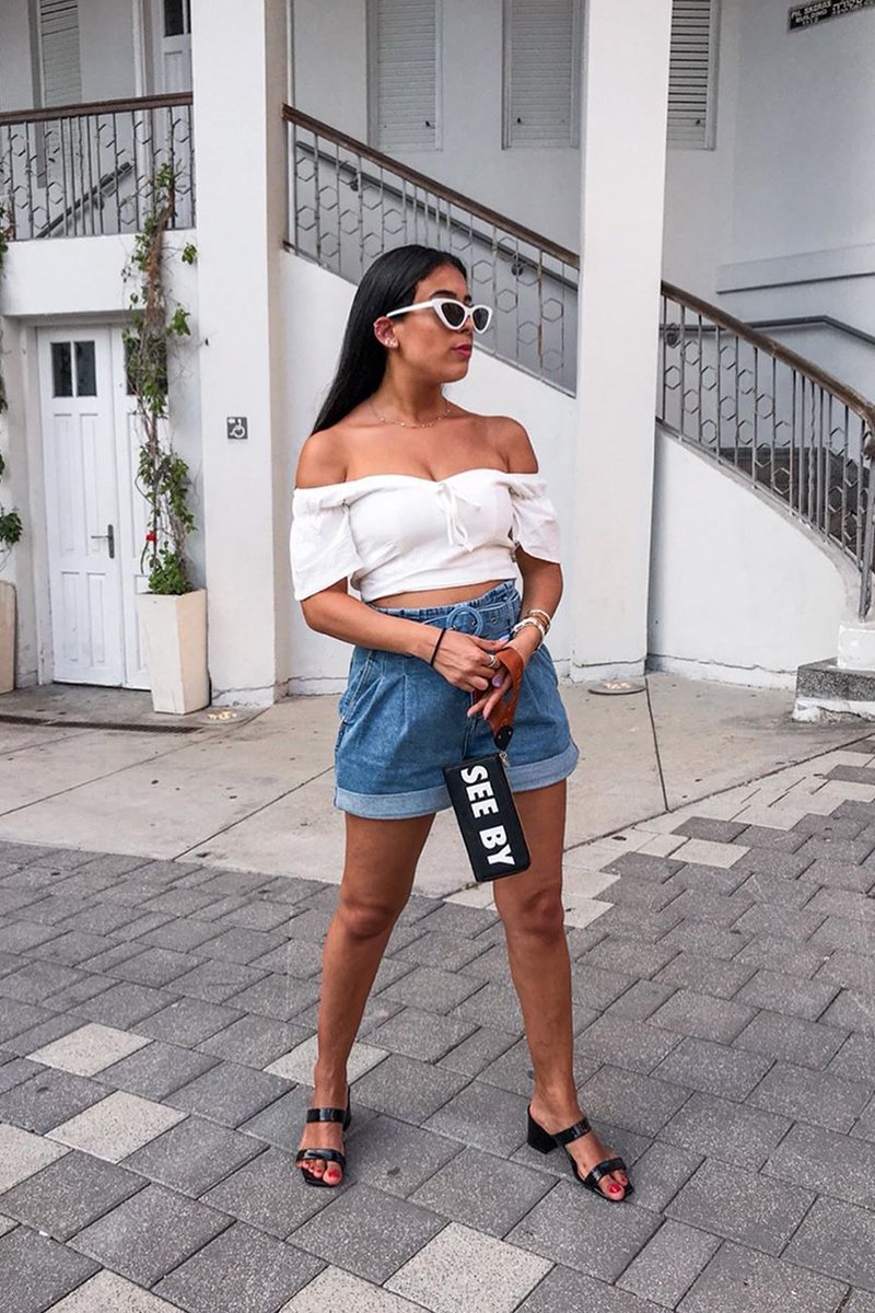 White Linen Sweetheart Shirred Back Crop Top - Cassey-Crop Tops