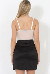 White Mesh Bodysuit - Blake-Bodysuits