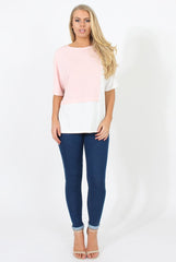 White Panel T-Shirt - Aimee-Shirts