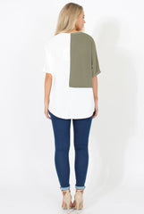 White Panel T-Shirt - Aimee-Shirts