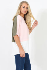 White Panel T-Shirt - Aimee-Shirts