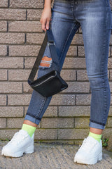 White Patent Snake Chunky Lace Up Trainers - Amiia-Trainers