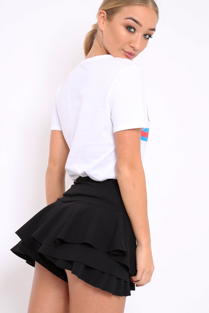 White Queen Slogan T-shirt - Chenise-Tops