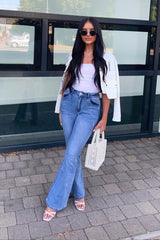 White Slinky Ruched Detail Bodysuit - Edie-Bodysuits