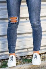 White Slogan Front Stripe Slip On Trainers - Tamira-Trainers