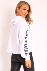 White U.S.A Graphic Printed Hoodie - Jamyla-Hoodies