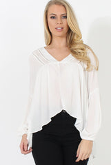 White V Front Top - Donna-Tops