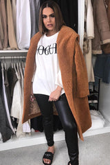 White Vogue Slogan Oversized Jumper - Bray-Jumper