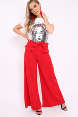 White Vogue Slogan T-shirt - Alana-Tops