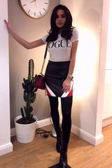 White Vogue Slogan Top - Birda-Tops